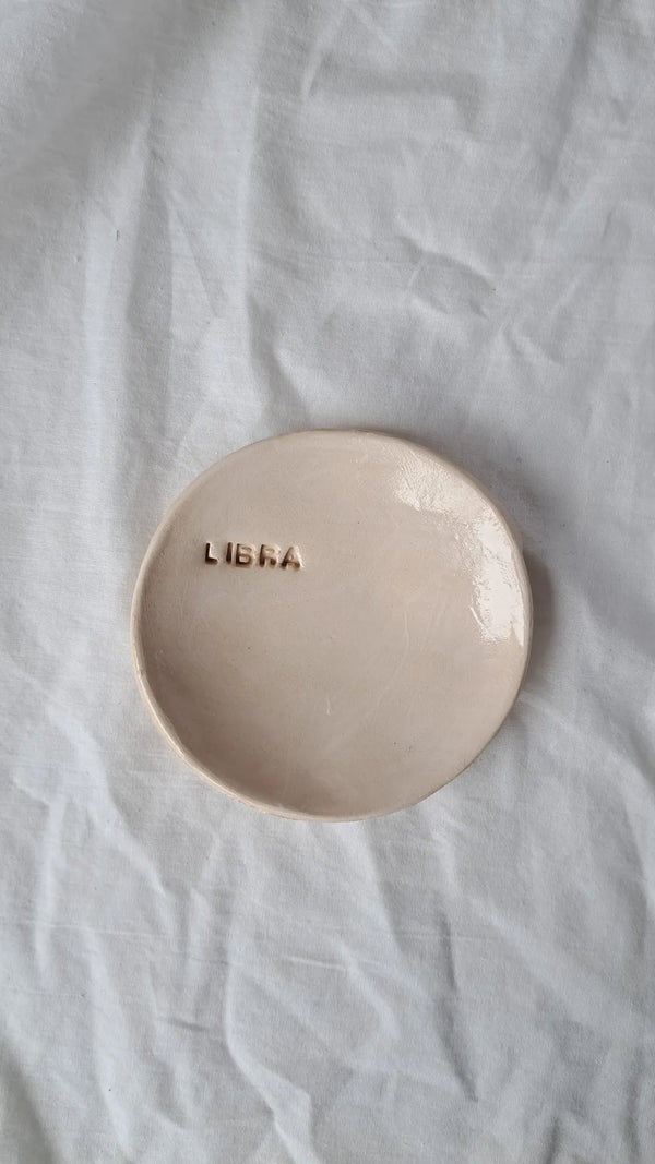 Libra zodiac sign bowl - glossy